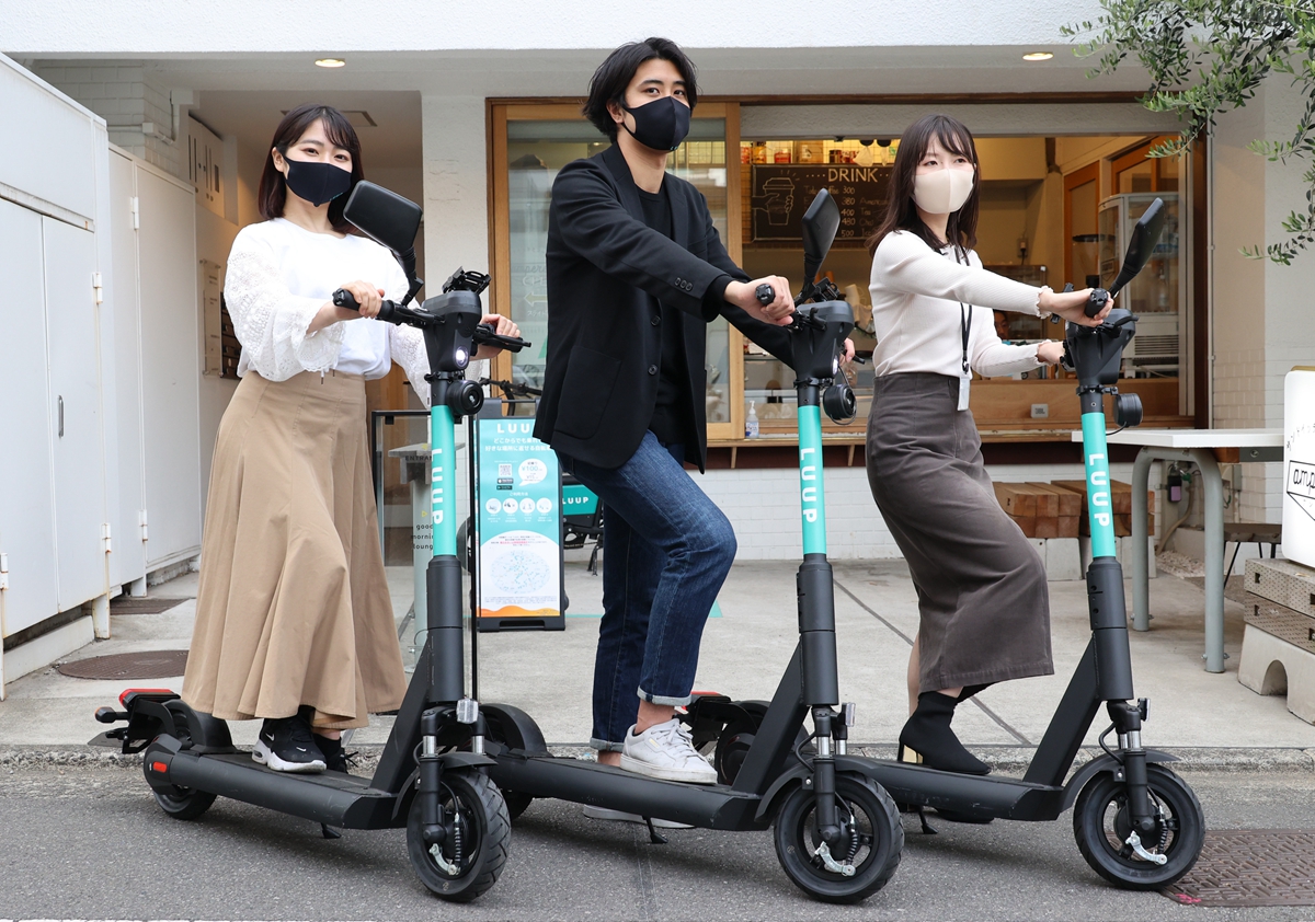 日本公司推出共享电动滑板车服务