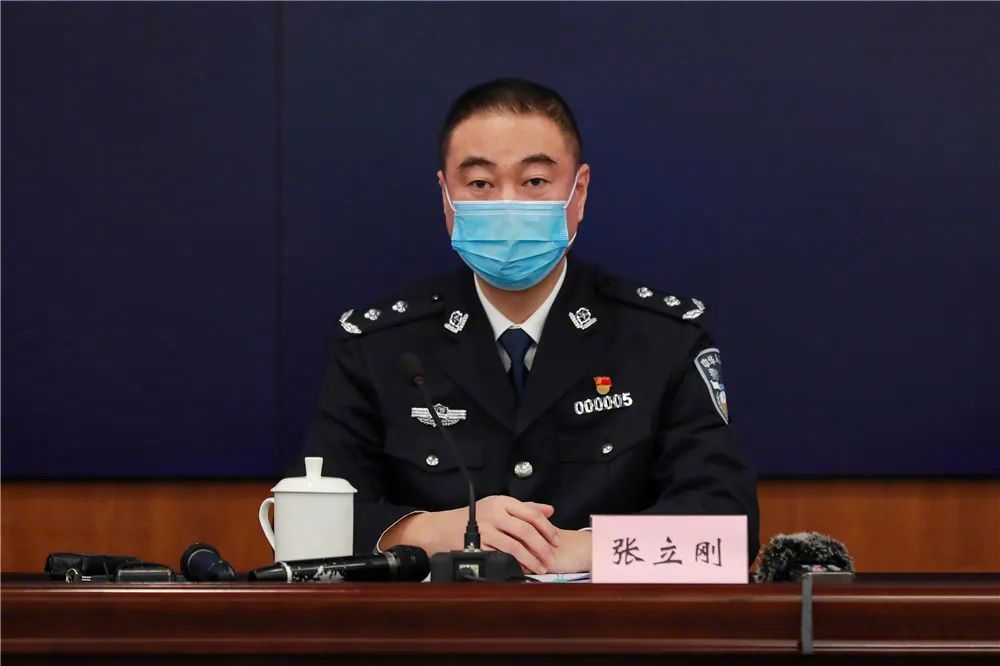 新闻发言人张立刚,忻州市公安局政治部主任吕建军,晋中市公安局副局长
