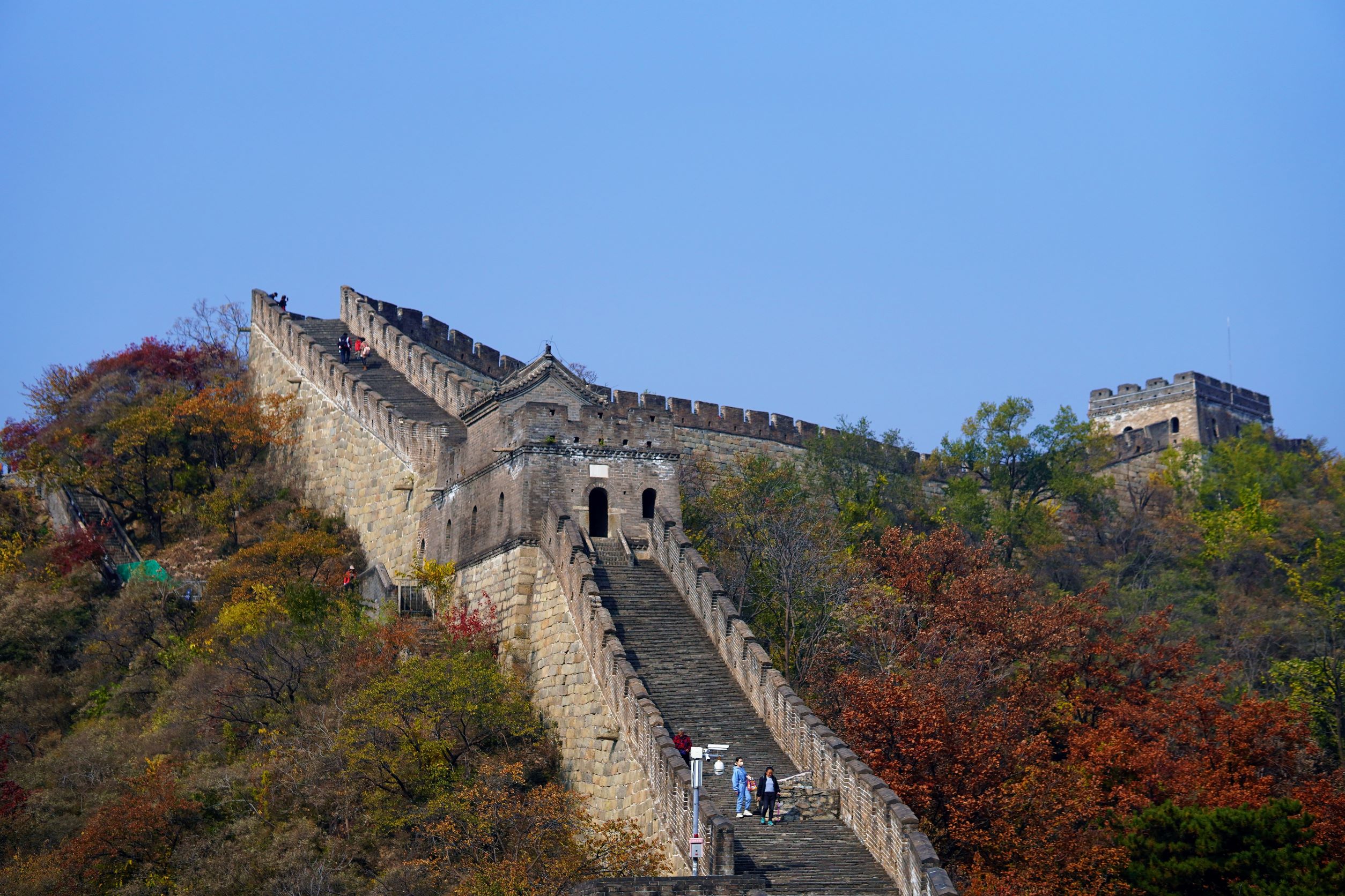 秋の懐柔、原始森林公園と長城の絶景も堪能できますよ！