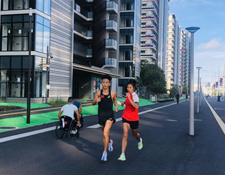中国运动员在东京积极备战残奥会