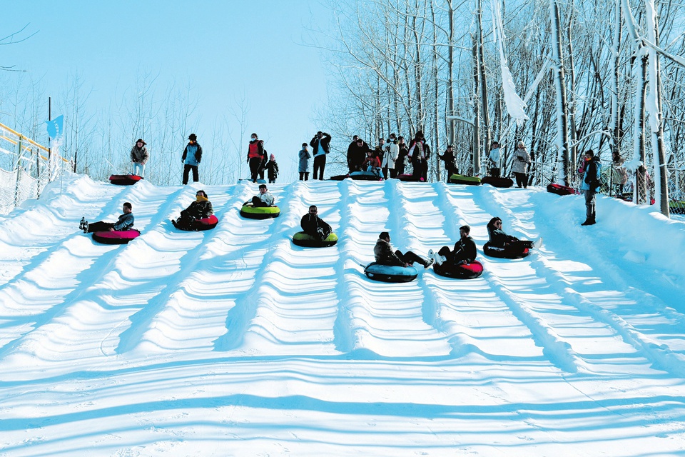 高平滑雪场图片