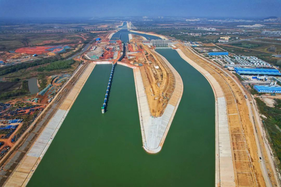 引江济淮主体工程实现试通水通航