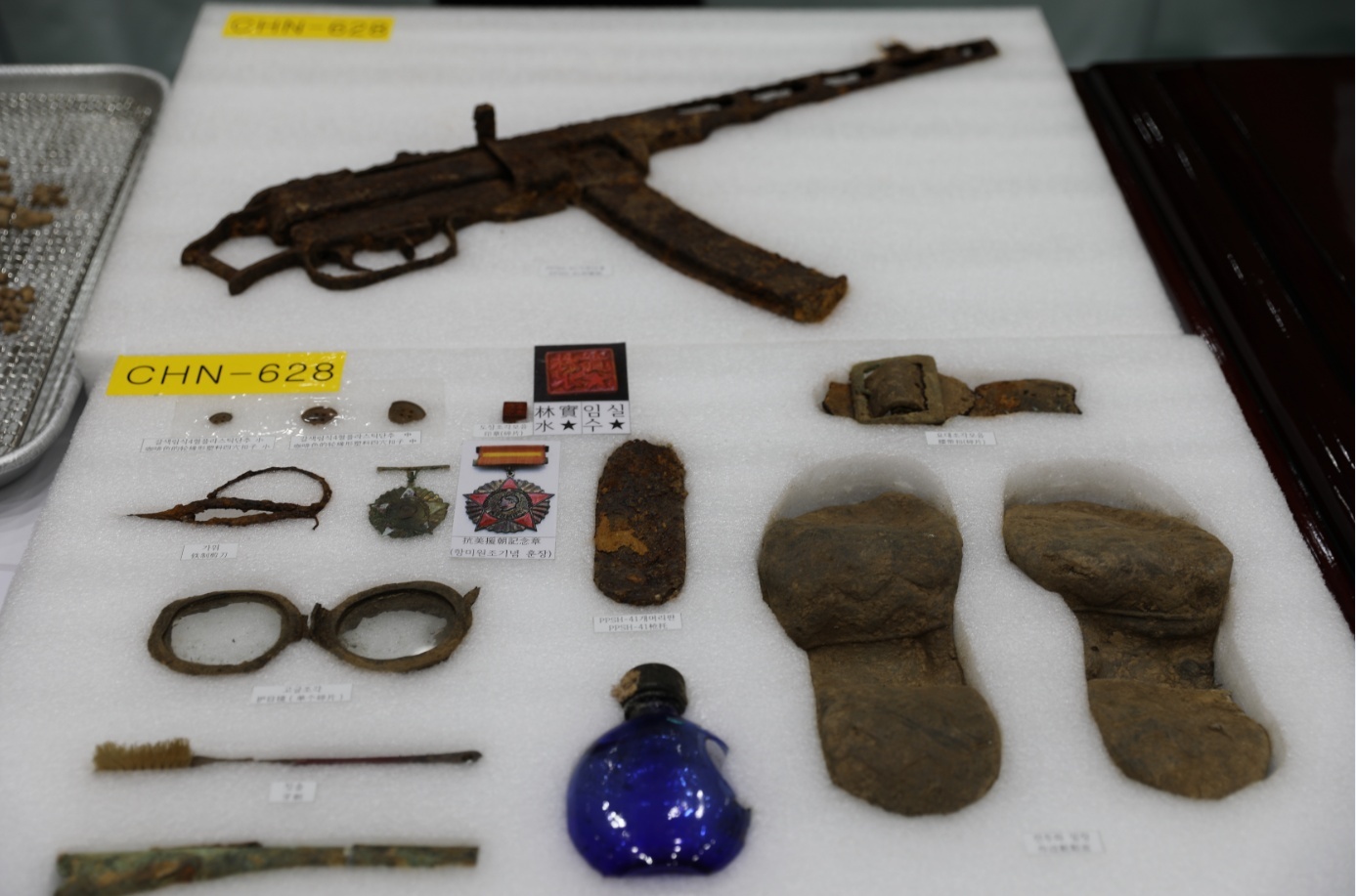 第七批在韩中国人民志愿军烈士遗骸装殓仪式举行