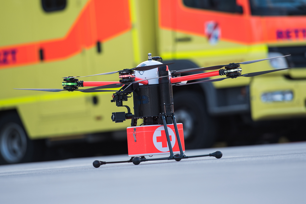 德国汉堡测试医用无人机 助力快速运输物资