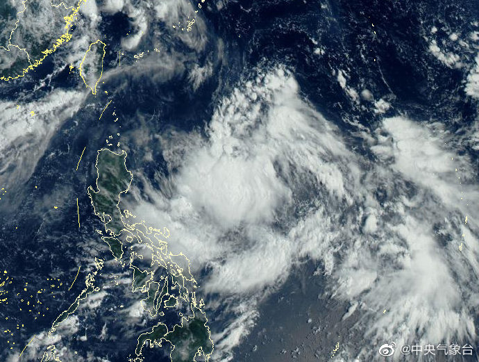 新生成一热带低压,预计今晚至明天将加强为今年第9号台风"美莎克"