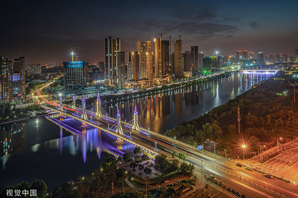 北京:通州大运河夜景