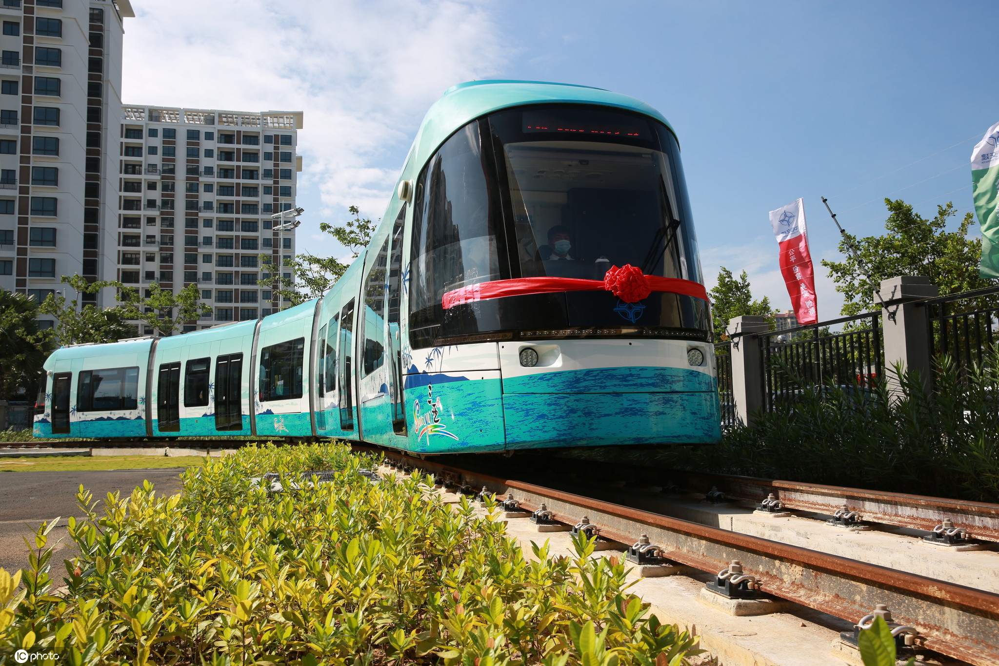 海南三亚有轨电车示范线初期运营开通&nbsp;系海南首条城市轨道交通